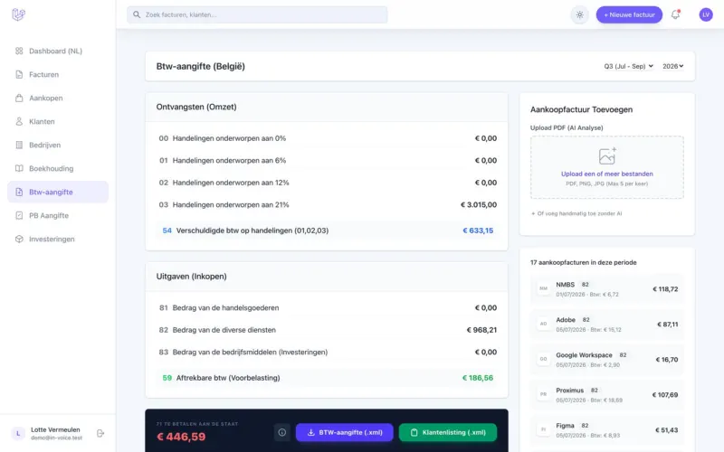 Invoicer, schermafbeelding 5