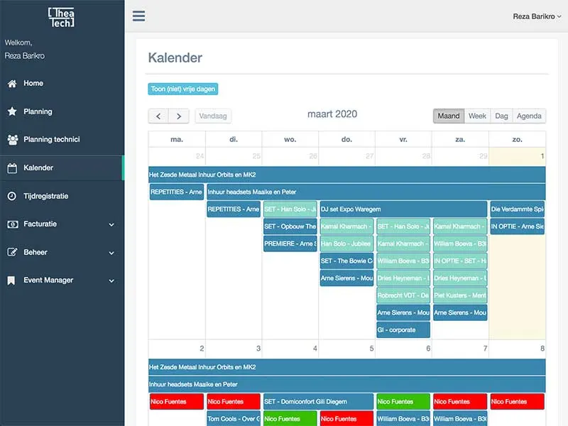 Thea Tech: Van Excel-sheets naar een volledig cloud-ERP voor theatertechniek.
